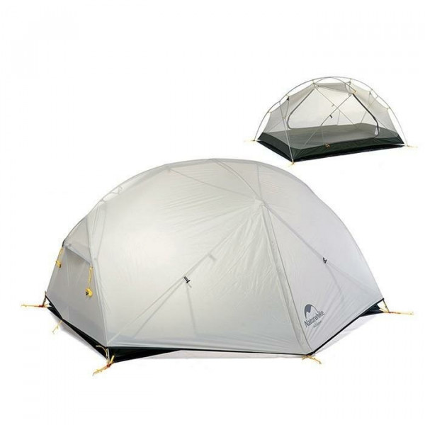 Палатка Naturehike Mongar NH17T007-M 20D двухместная сверхлегкая 