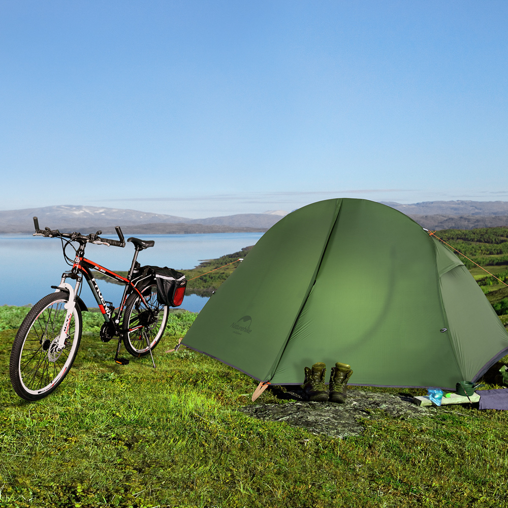 Палатка 1-местная Naturehike сверхлегкая + коврик NH18A095-D
