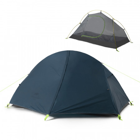 Палатка 1-местная Naturehike сверхлегкая + коврик NH18A095-D