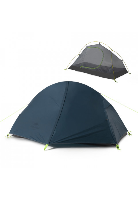 Палатка 1-местная Naturehike сверхлегкая + коврик NH18A095-D