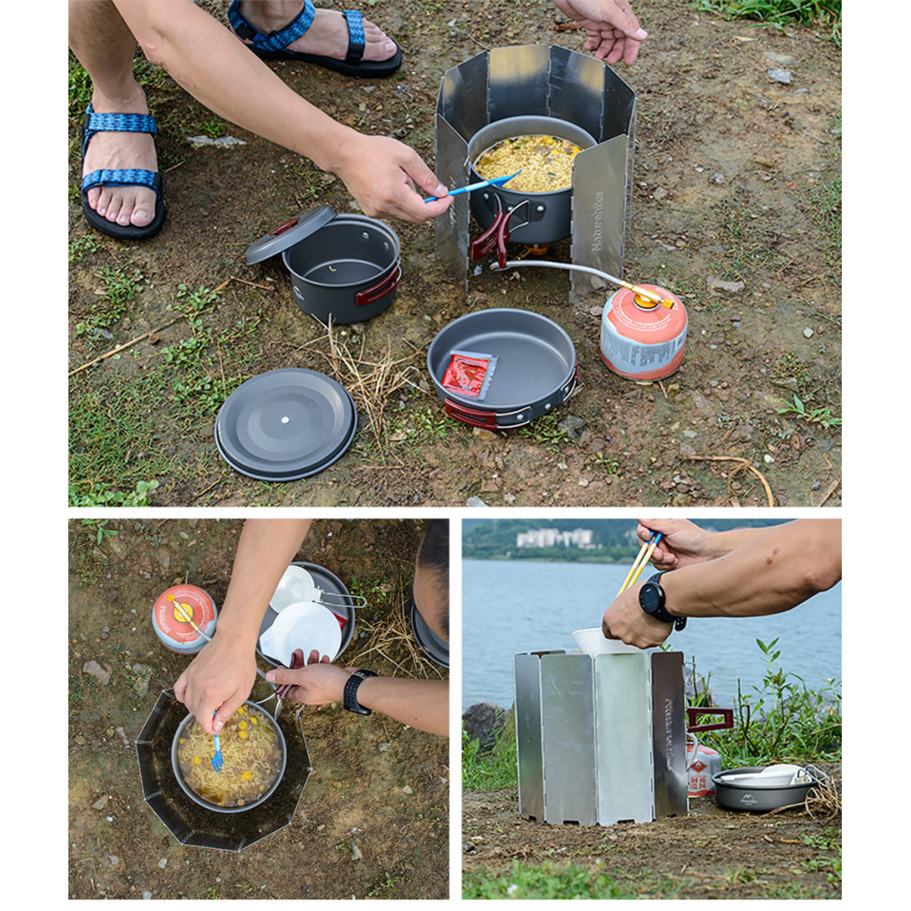 Экран ветрозащитный Naturehike NH20CJ008 10 секций