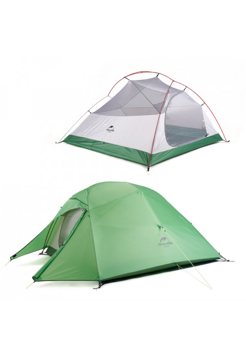 Палатка 3-местная Naturehike сверхлегкая + коврик Сloud up NH18T030-T