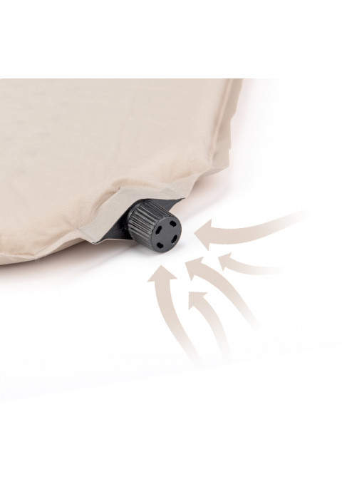 Коврик самонадувной Naturehike NH20DZ002 бежевый 3см
