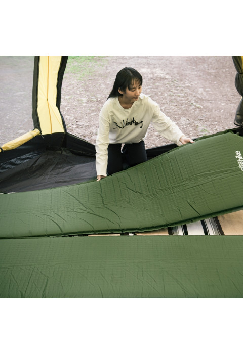 Коврик самонадувной туристический Naturehike D03 Army Green