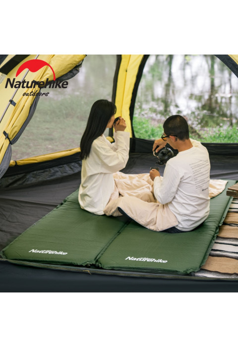 Коврик самонадувной туристический Naturehike D03 Army Green
