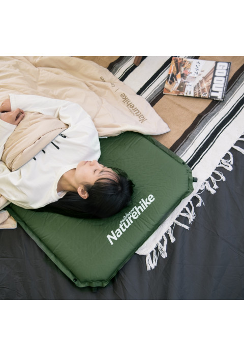 Коврик самонадувной туристический Naturehike D03 Army Green