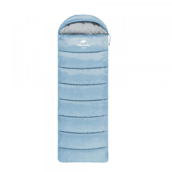 Спальный мешок Naturehike U250 U Series Twine Cotton синий (молния слева)