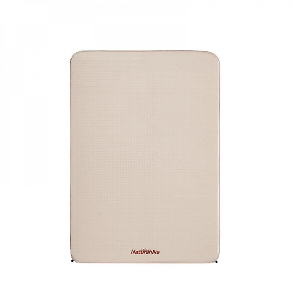 Коврик самонадувной Naturehike NH20DZ002 Double бежевый 3см