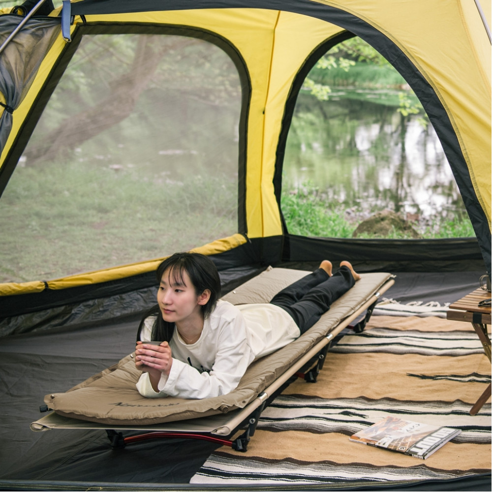 Коврик самонадувной туристический Naturehike D03 Beige