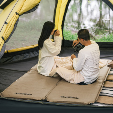 Коврик самонадувной туристический Naturehike D03 Beige
