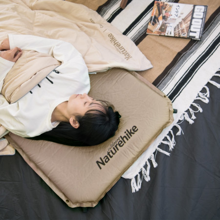 Коврик самонадувной туристический Naturehike D03 Beige