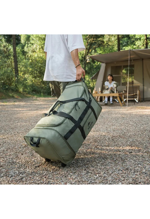 Складная туристическая сумка-тележка Naturehike NH21LX003 XS03 зелёный