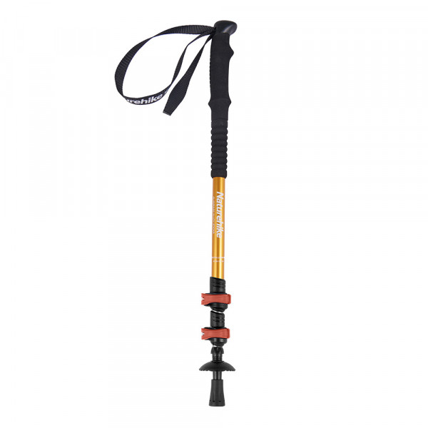 Палка Треккинговая Naturehike ST01 6061 AL NH17D001-Z с 3 узлами женская 57-120 золотой