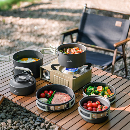 Чайник туристический Naturehike CNK2450CF010 0.8л серый