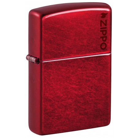 Зажигалка ZIPPO Logo Candy Apple Red™ 21063ZL