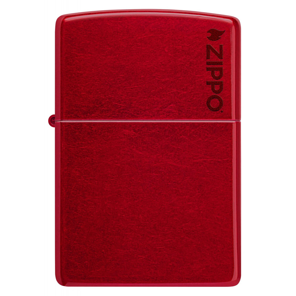 Зажигалка ZIPPO Logo Candy Apple Red™ 21063ZL