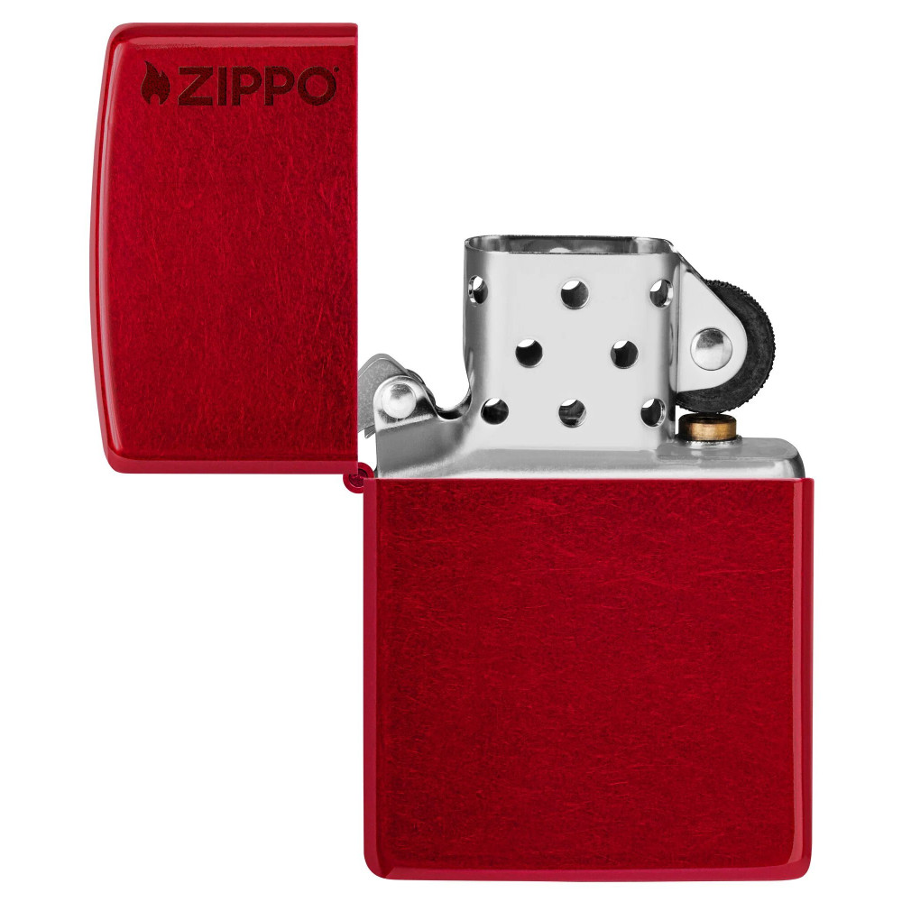 Зажигалка ZIPPO Logo Candy Apple Red™ 21063ZL