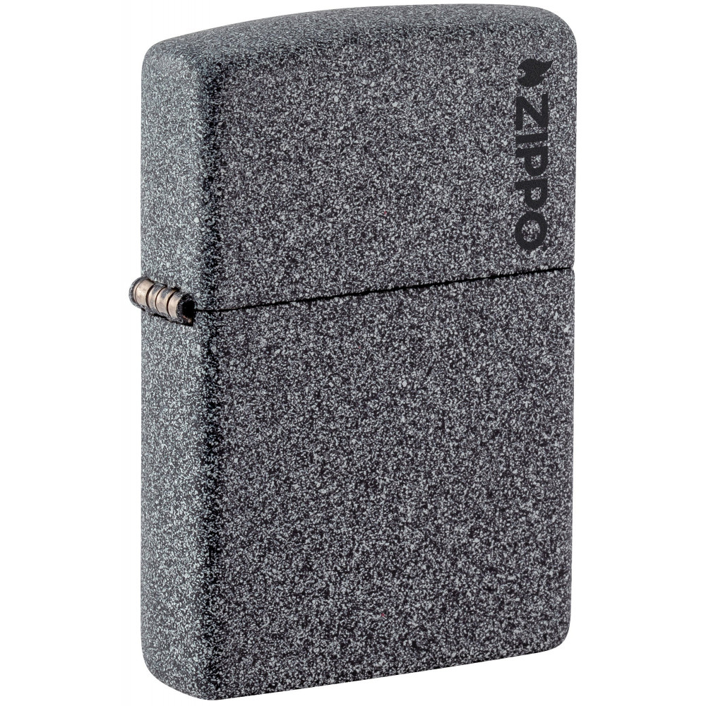 Зажигалка ZIPPO Logo Iron Stone™ 211ZL
