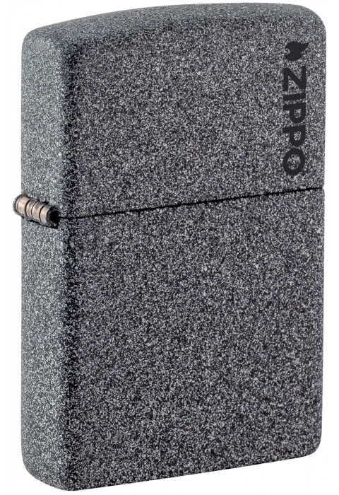 Зажигалка ZIPPO Logo Iron Stone™ 211ZL