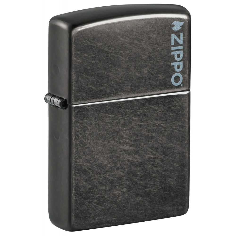 Зажигалка ZIPPO Logo с покрытием Gray Dusk 28378ZL