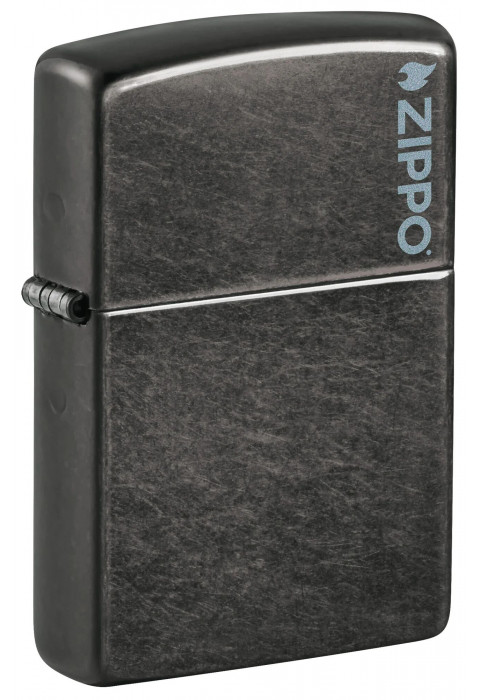 Зажигалка ZIPPO Logo с покрытием Gray Dusk 28378ZL