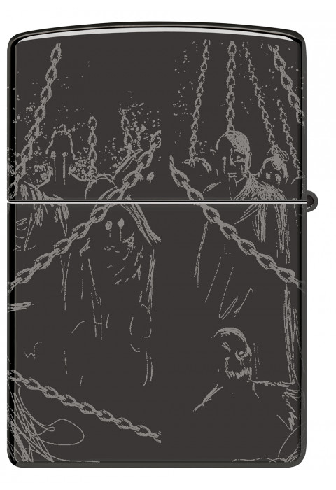Зажигалка ZIPPO Skull King High Polish Black 46139