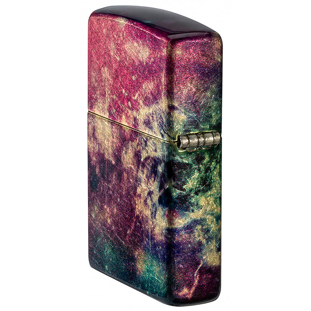 Зажигалка ZIPPO Galaxy Skull 540 Tumbled Brass 46147