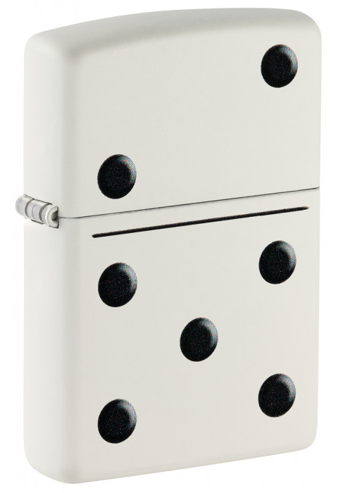 Зажигалка ZIPPO Domino Design White Matte 46159