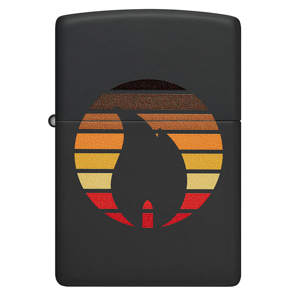Зажигалка ZIPPO Colorblock Black Matte 46168