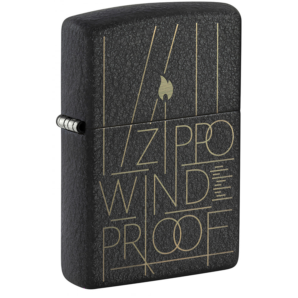 Зажигалка ZIPPO Line Art Black Crackle™ 46172