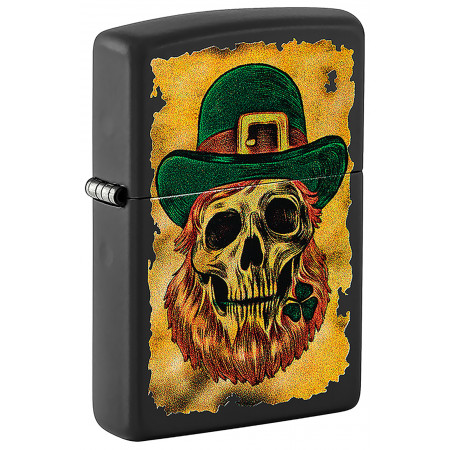 Зажигалка ZIPPO Lucky Map Black Matte 46244