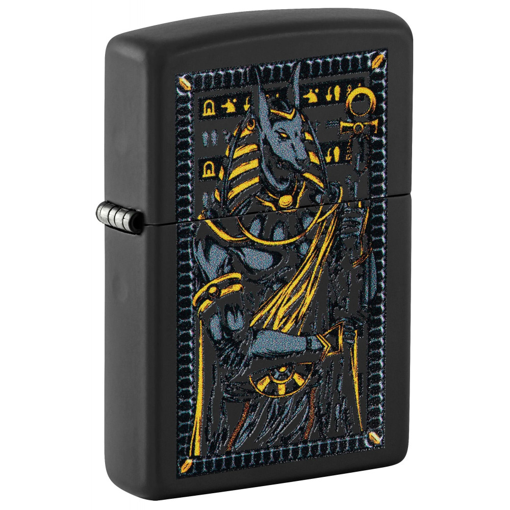Зажигалка ZIPPO Anubis Black Matte 46245