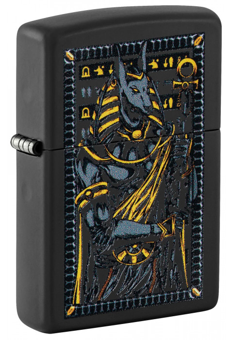 Зажигалка ZIPPO Anubis Black Matte 46245