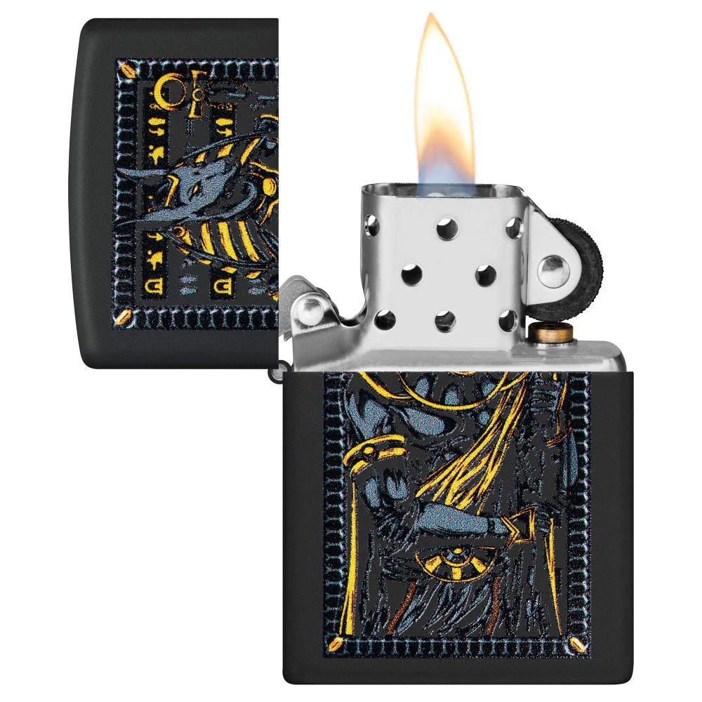 Зажигалка ZIPPO Anubis Black Matte 46245