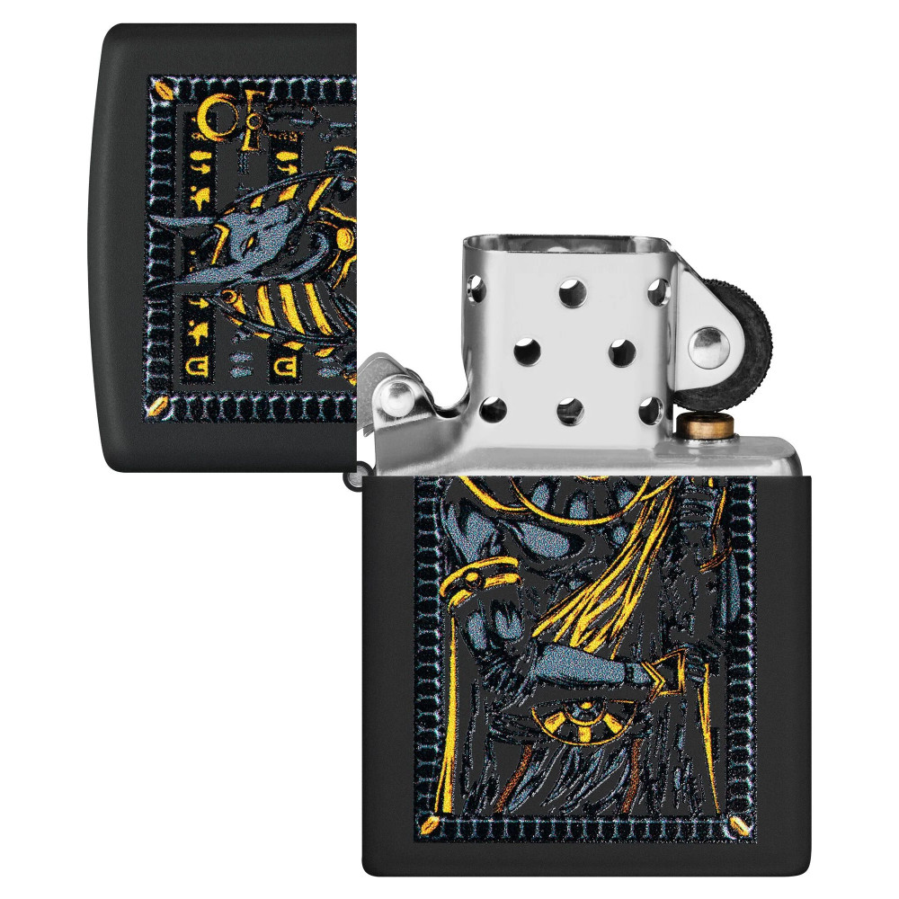 Зажигалка ZIPPO Anubis Black Matte 46245