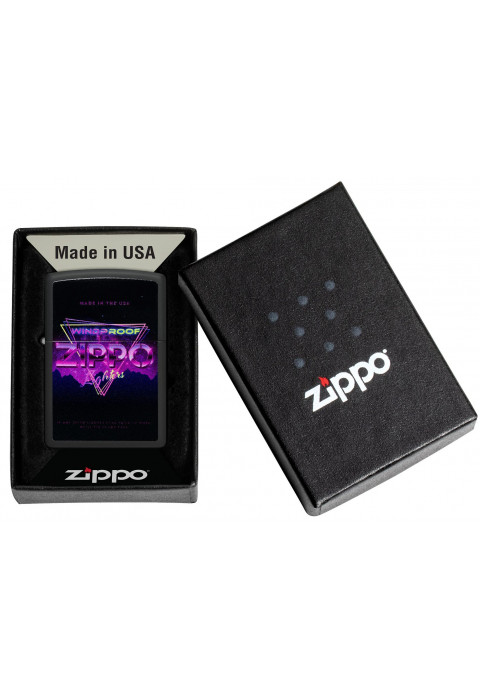 Зажигалка ZIPPO Sign Design Black Matte 46247
