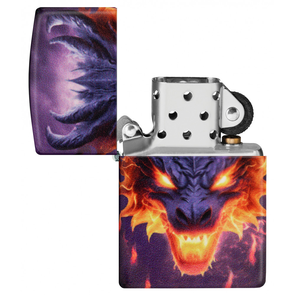Зажигалка ZIPPO Glowing Dragon Glow In The Dark Green 46251