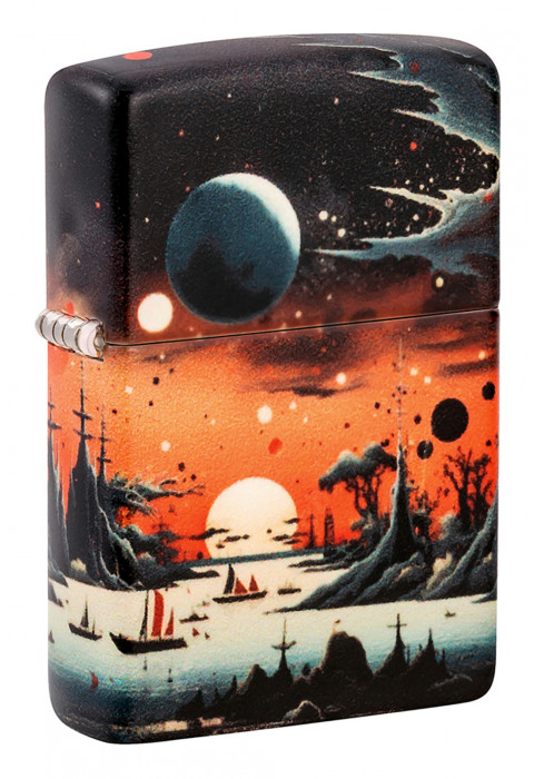 Зажигалка ZIPPO Galactic Landscape Design Matte 46254