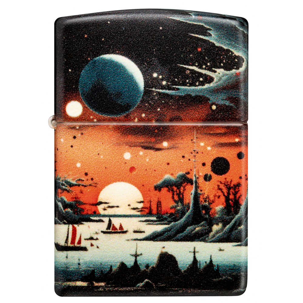 Зажигалка ZIPPO Galactic Landscape Design Matte 46254