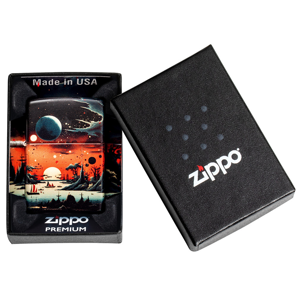 Зажигалка ZIPPO Galactic Landscape Design Matte 46254