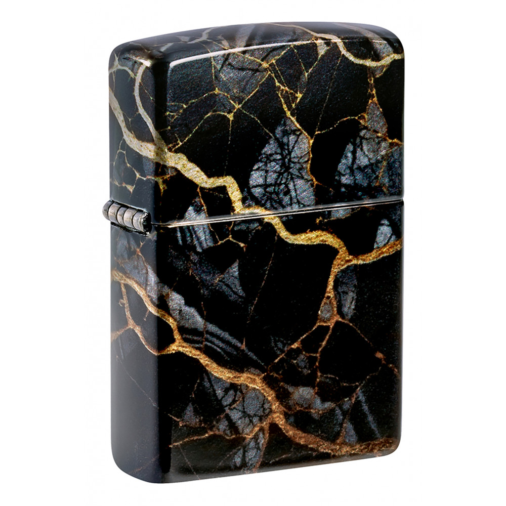 Зажигалка ZIPPO Fusion Marble Design 540 Tumbled Chrome 46255