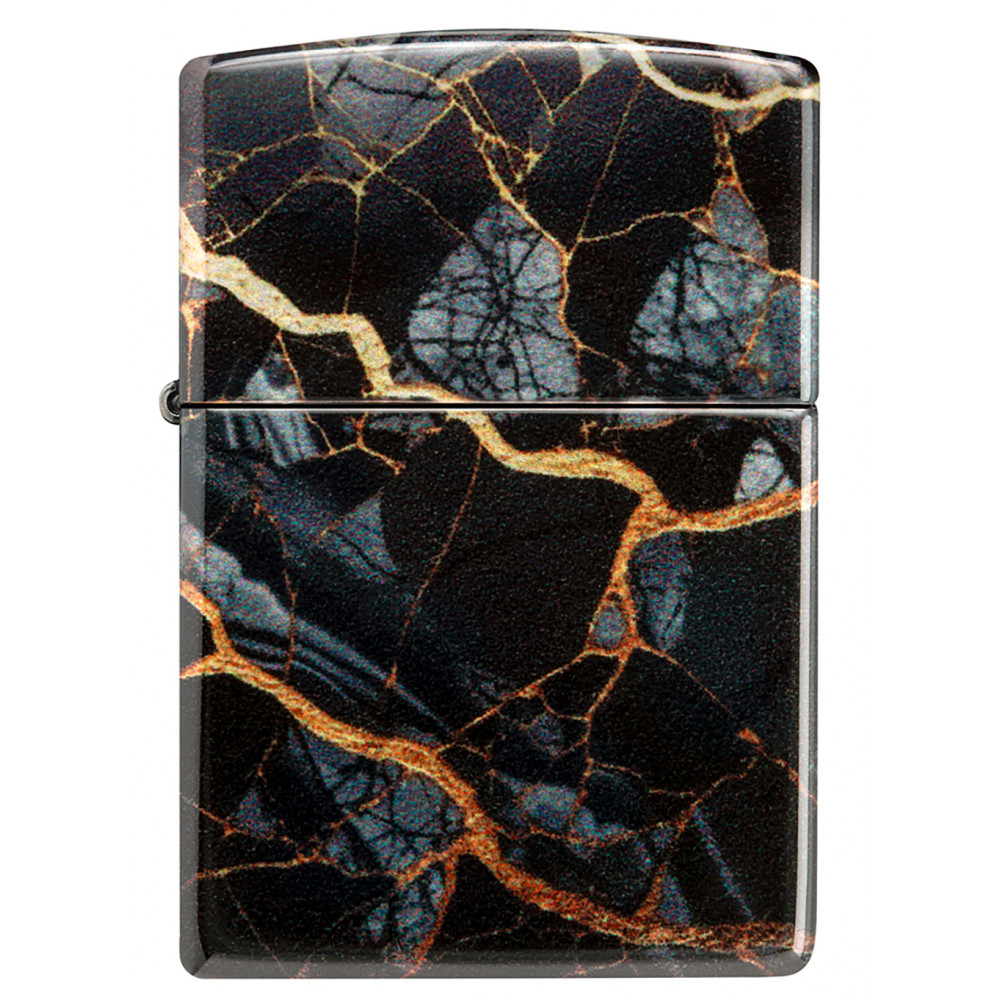Зажигалка ZIPPO Fusion Marble Design 540 Tumbled Chrome 46255