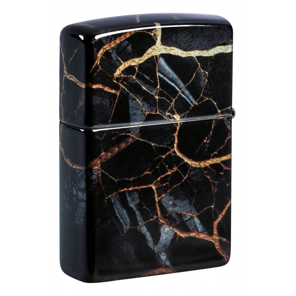 Зажигалка ZIPPO Fusion Marble Design 540 Tumbled Chrome 46255