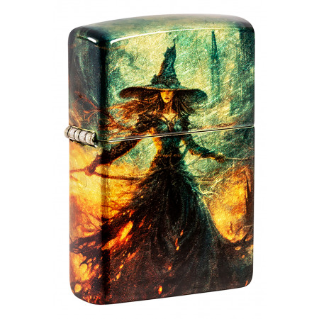 Зажигалка ZIPPO Fire Mage Tumbled Brass 46275