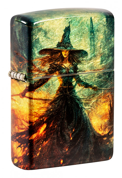 Зажигалка ZIPPO Fire Mage Tumbled Brass 46275