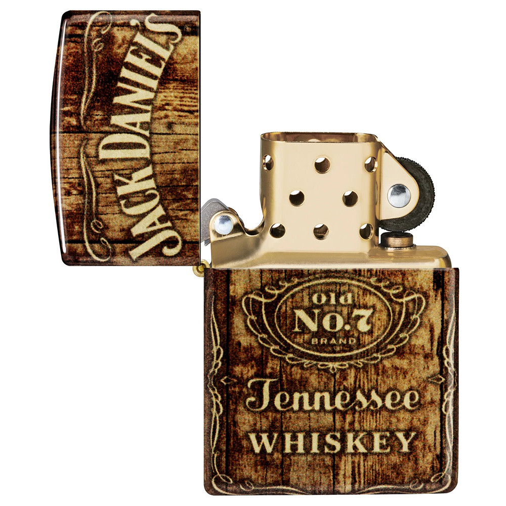 Зажигалка ZIPPO Jack Daniel's 540 Tumbled Brass 46278