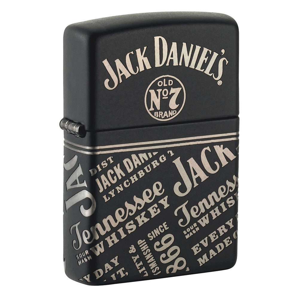 Зажигалка ZIPPO Jack Daniel's Black Matte 46279
