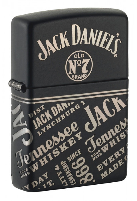 Зажигалка ZIPPO Jack Daniel's Black Matte 46279