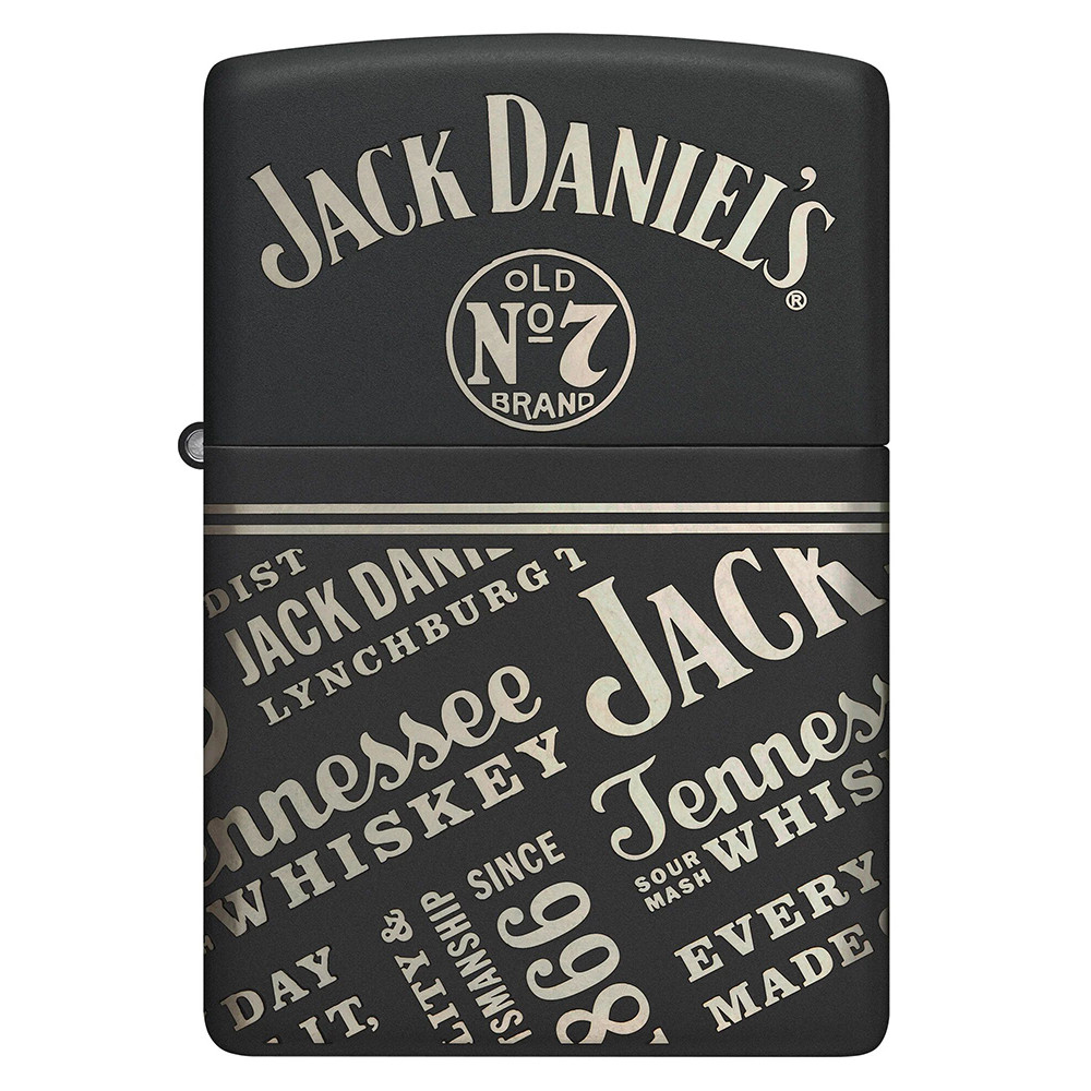 Зажигалка ZIPPO Jack Daniel's Black Matte 46279