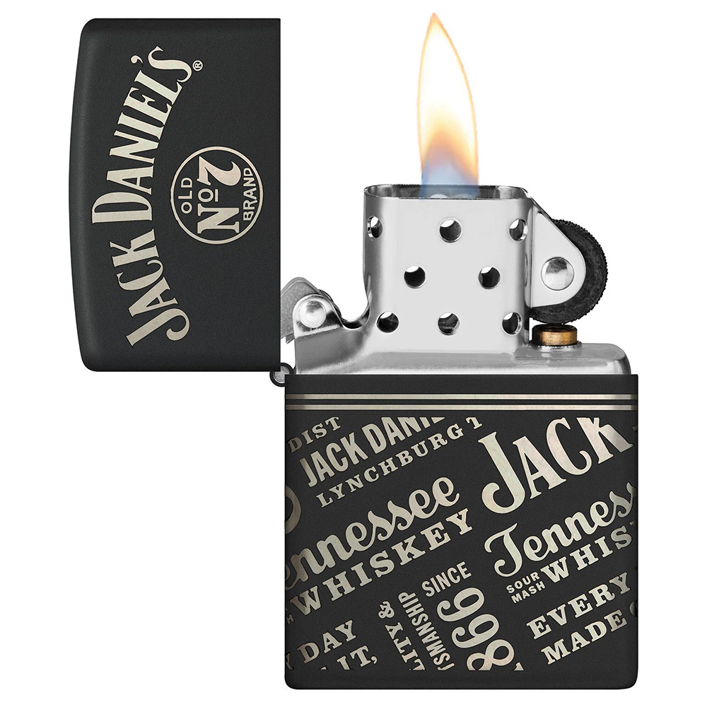 Зажигалка ZIPPO Jack Daniel's Black Matte 46279